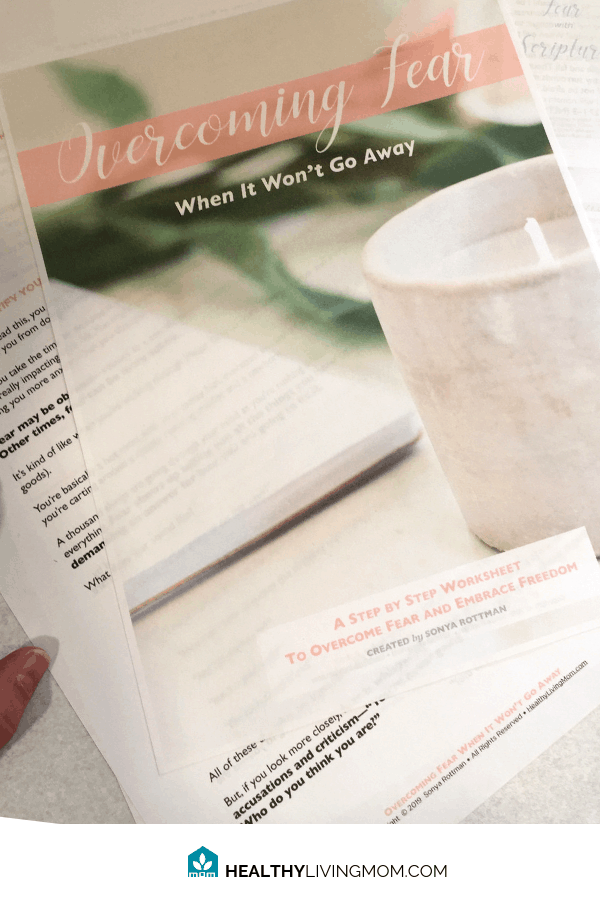 How to Raise Brave Kids in a World of Uncertainty 5 How do I know how to overcome fear? I've been there. But, I'm an overcomer, not because I've said, "I'm not gonna let fear win." But because of Him. #howtoovercomefear #healthylivingmomblog #howtoovercomefearworkbook